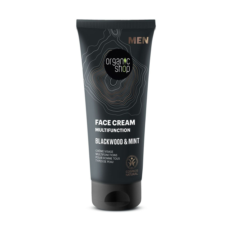 Organic Shop Men Blackwood & Mint multifunkční krém na obličej pro muže 75 ml