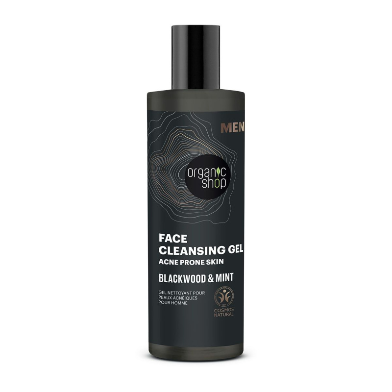 Organic Shop Men Blackwood & Mint čisticí gel pro muže 200 ml