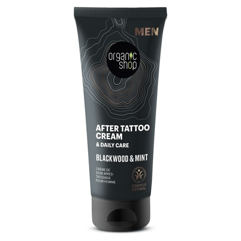 Organic Shop Men Blackwood & Mint pečující krém na tetování 75 ml