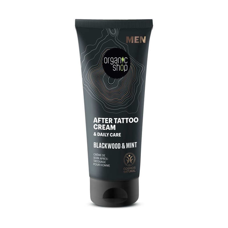 Organic Shop Men Blackwood & Mint pečující krém na tetování 75 ml