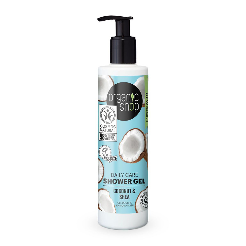 ORGANIC SHOP Hydratační sprchový gel Kokos a bambucké máslo 280 ml