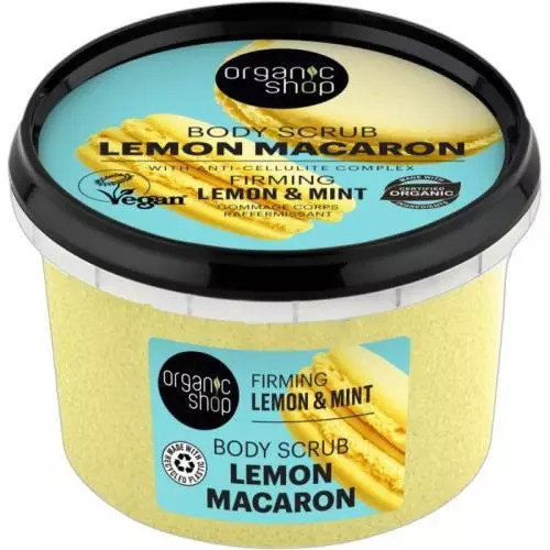 Organic Shop Tělový peeling Citron a máta 250 ml