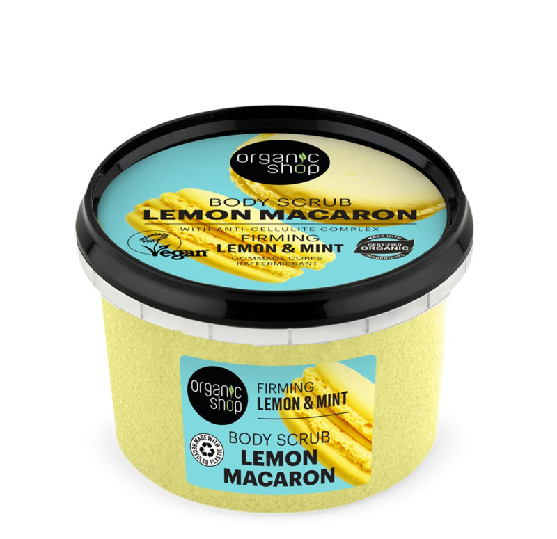 Organic Shop Tělový peeling Citron a máta 250 ml