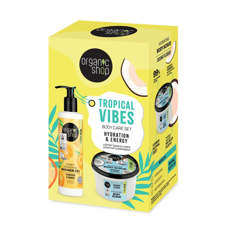 ORGANIC SHOP Tropical vibes Dárkové balení Sada péče o tělo