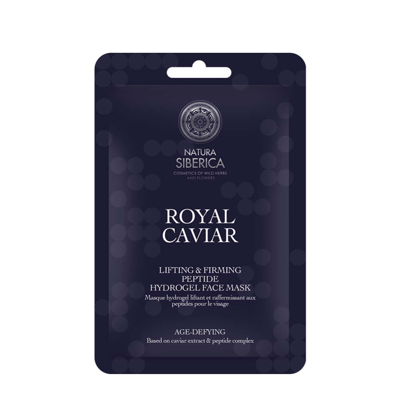 Natura Siberica Royal Caviar Peptidová hydrogelová maska 1 ks