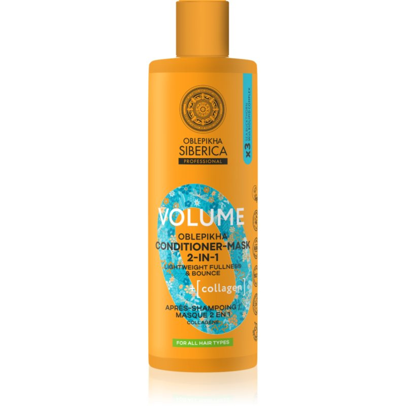 NATURA SIBERICA Oblepikha O Volume Kolagenový kondicionér 2v1 400 ml