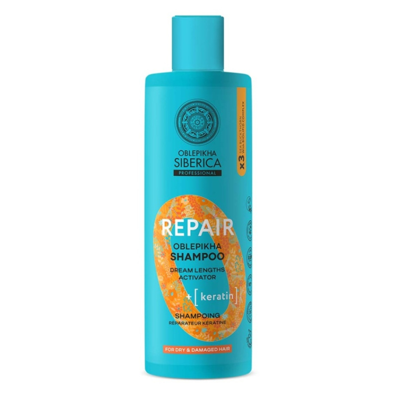 NATURA SIBERICA O Repair Regenerační šampon s keratinem 400 ml