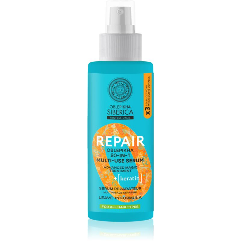 NATURA SIBERICA O Repair Multifunkční sérum na vlasy Keratin 200 ml