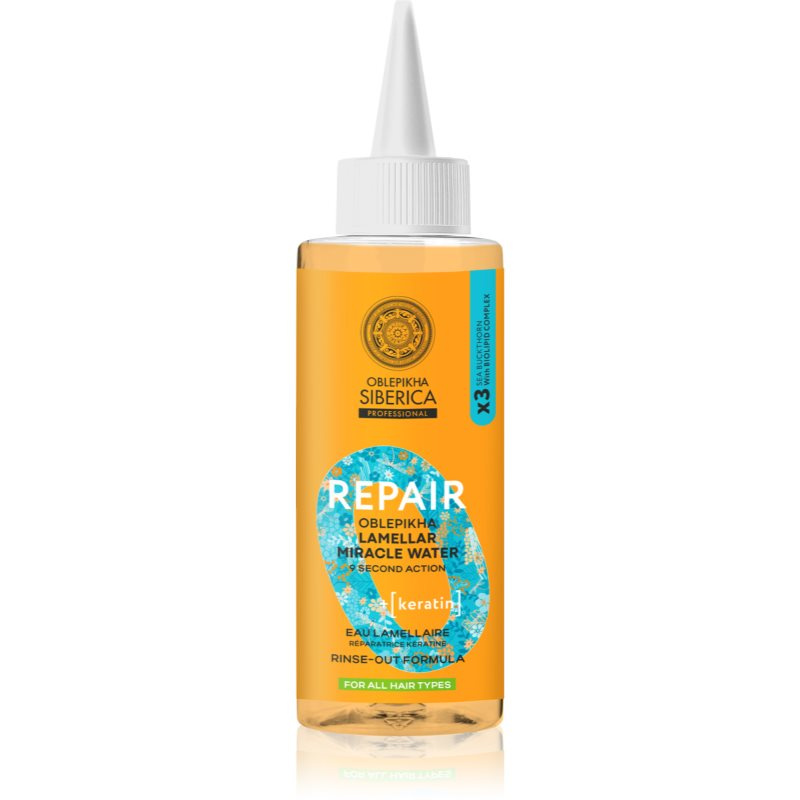 NATURA SIBERICA O Repair Regenerační lamelární voda s keratinem 200 ml