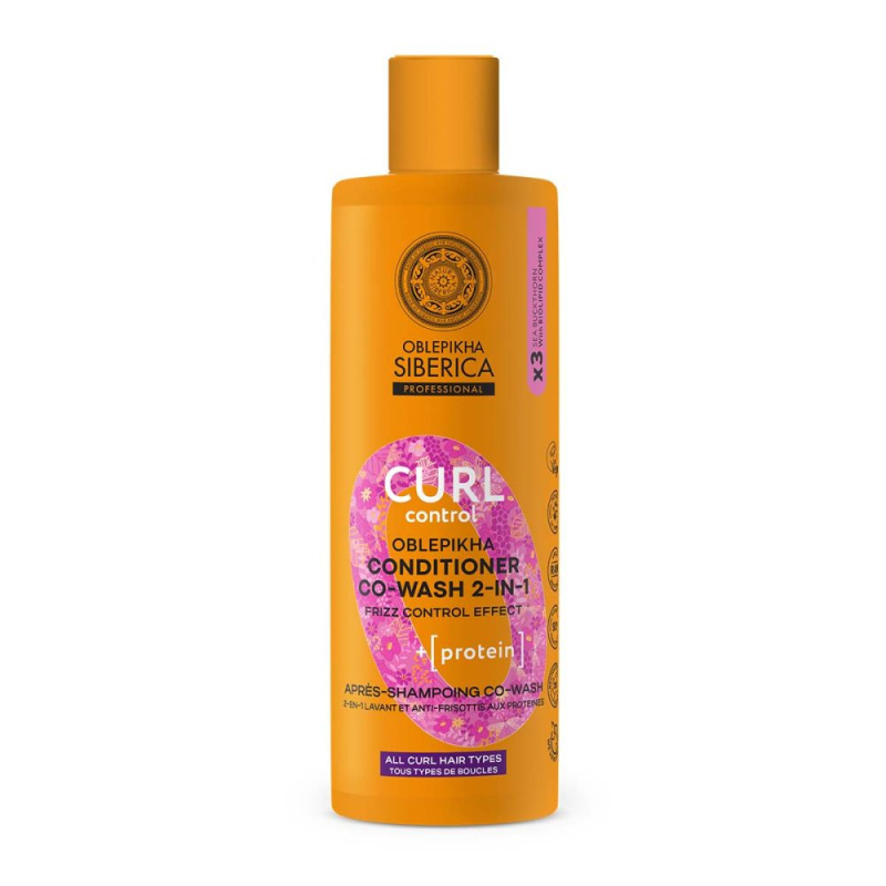 NATURA SIBERICA O Curl Control Proteinový 2v1 Kondicionér 400 ml