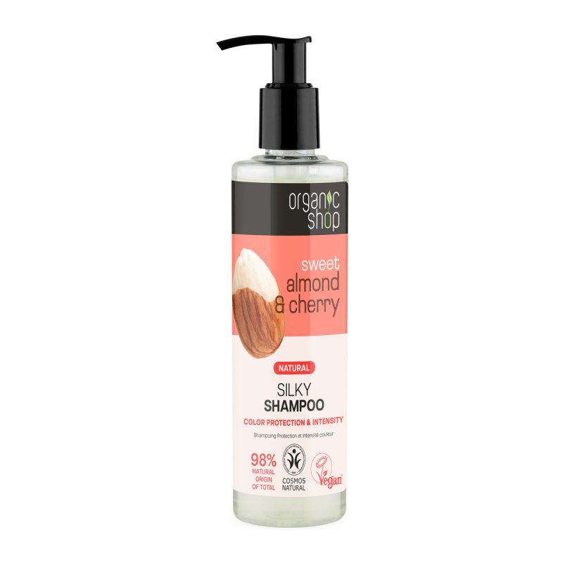 Organic Shop Hedvábný šampon Mandle a třešeň (Silky Shampoo) 280 ml
