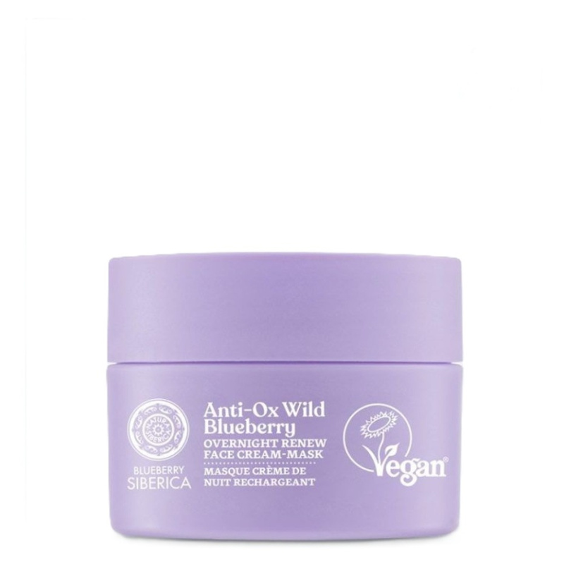 Natura Siberica Anti-Ox Wild Blueberry obnovující noční krémová maska 50 ml
