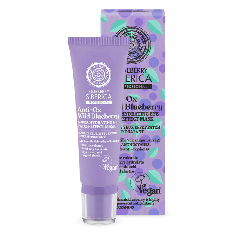 Natura Siberica Anti-Ox Wild Blueberry hydratační maska na oči 30 ml