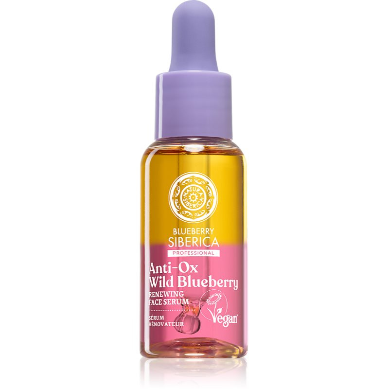 Natura Siberica Anti-Ox Wild Blueberry obnovující pleťové sérum 30 ml
