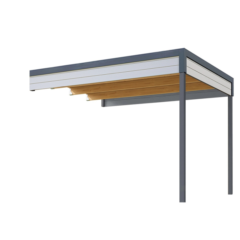 Weka Přístavba 2 pro dřevěný zahradní domek Batu 2, světle šedá, 300 x 250 cm