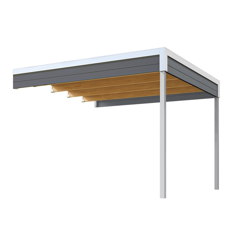 Weka Přístavba 2 pro dřevěný zahradní domek Batu 3, tmavě šedá, 300 x 300 cm