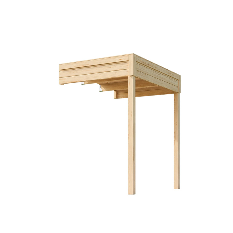 Weka Přístavba 1 pro dřevěný zahradní domek Batu 1, přírodní, 150 x 200 cm