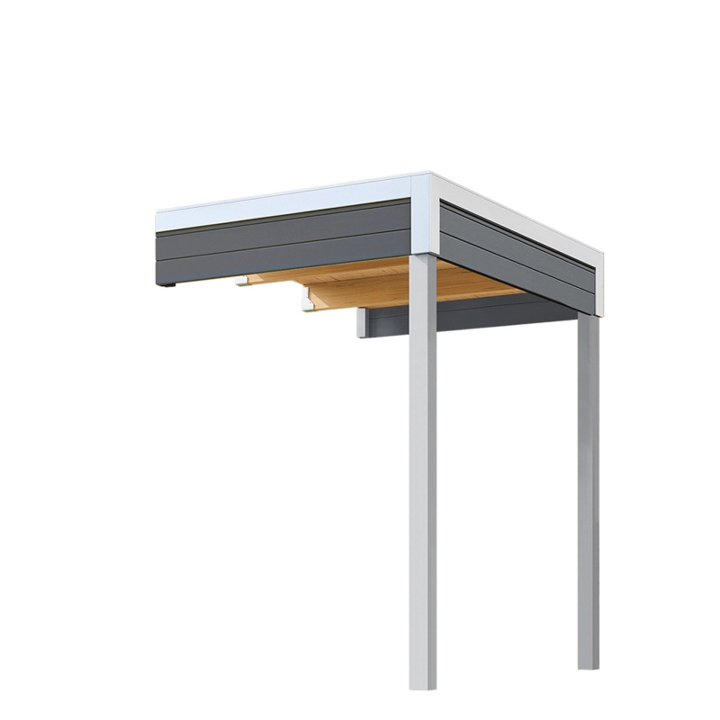 Weka Přístavba 1 pro dřevěný zahradní domek Batu 1, tmavě šedá, 150 x 200 cm