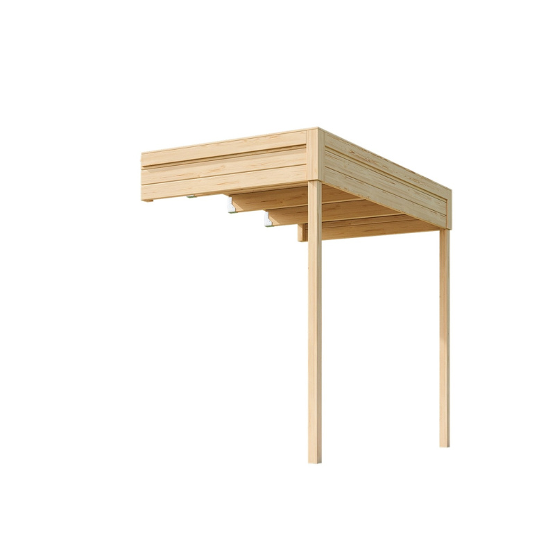 Weka Přístavba 1 pro dřevěný zahradní domek Batu 2, přírodní, 150 x 250 cm