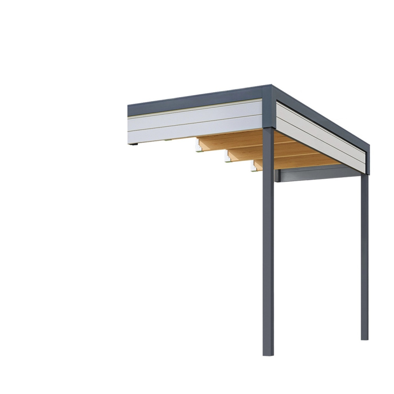 Weka Přístavba 1 pro dřevěný zahradní domek Batu 3, světle šedá, 150 x 300 cm