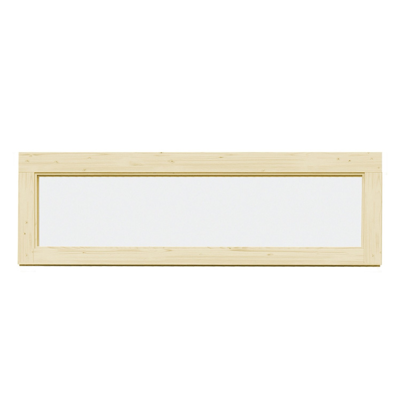 Weka Pevné okno pro dřevěný zahradní domek Batu, přírodní, 150 x 45 cm