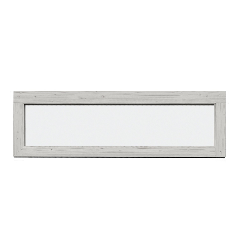 Weka Pevné okno pro dřevěný zahradní domek Batu, tmavě šedá, 150 x 45 cm