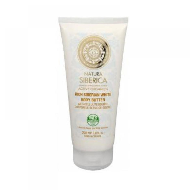 Natura Siberica Active Organics tělové máslo proti celulitidě 200 ml