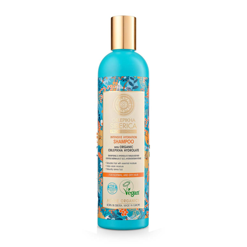 Natura Siberica Oblepikha (Sea-Buckthorn) hydratační šampon pro normální až suché vlasy 400 ml