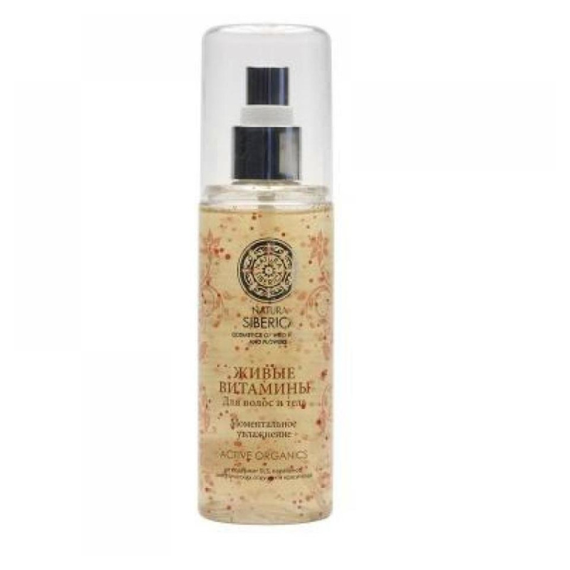 Natura Siberica Wild Herbs and Flowers živé vitamíny na tělo a vlasy 125 ml