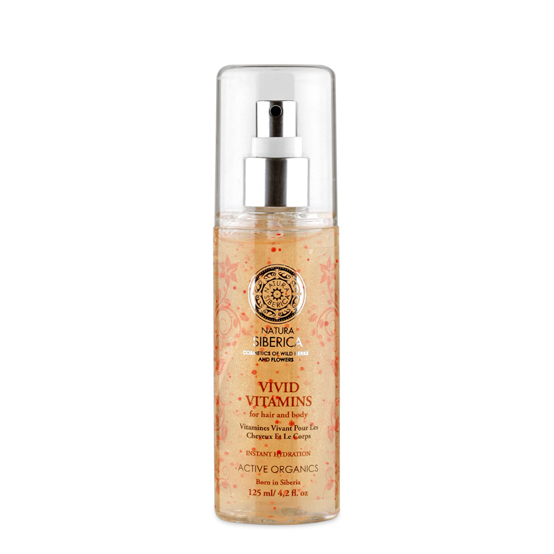 Natura Siberica Wild Herbs and Flowers živé vitamíny na tělo a vlasy 125 ml