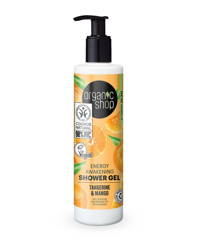 Organic Shop Tangerine & Mango energizující sprchový gel 280 ml
