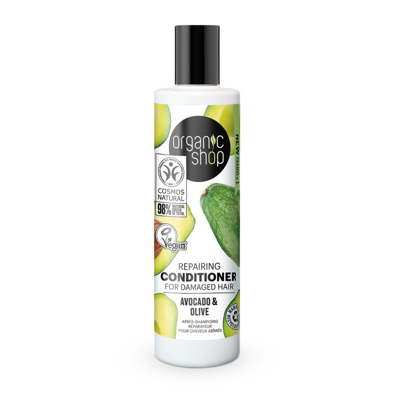 ORGANIC SHOP Kondicionér pro poškozené vlasy Avokádo a olivy 280 ml