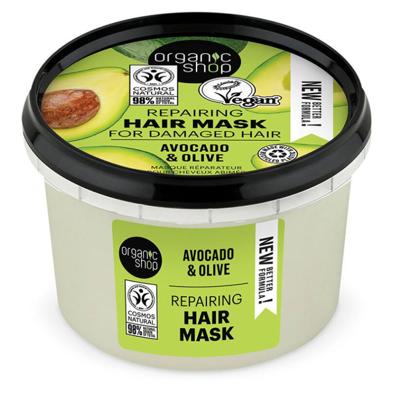 Organic Shop Avocado & Olive regenerační maska na vlasy 250 ml