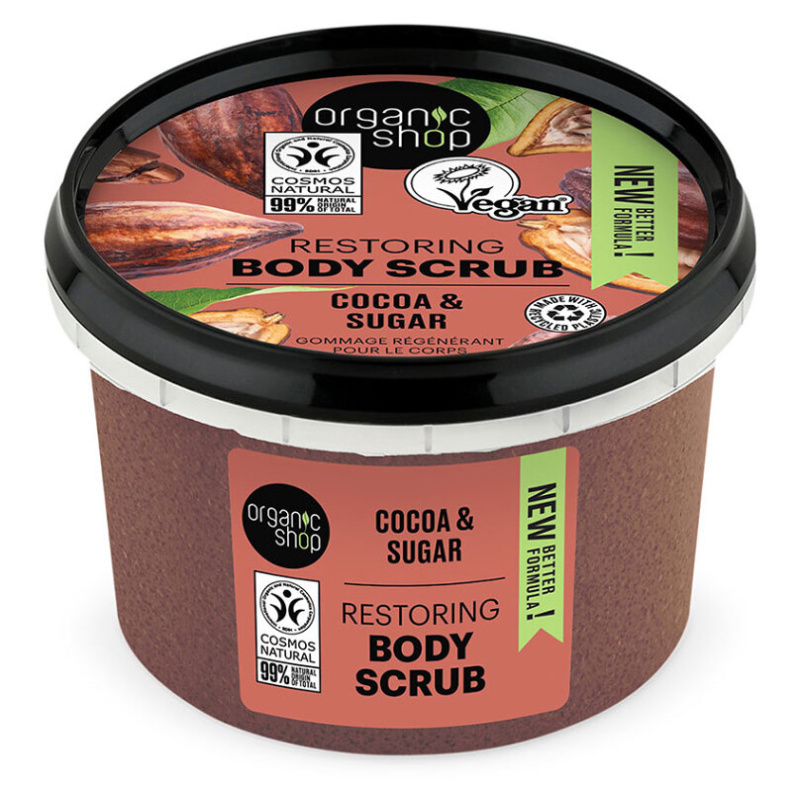 Organic Shop Body Scrub Cocoa & Sugar tělový peeling 250 ml