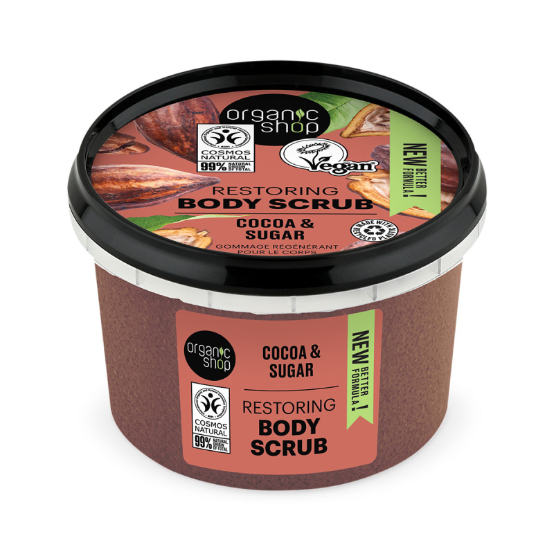 Organic Shop Body Scrub Cocoa & Sugar tělový peeling 250 ml
