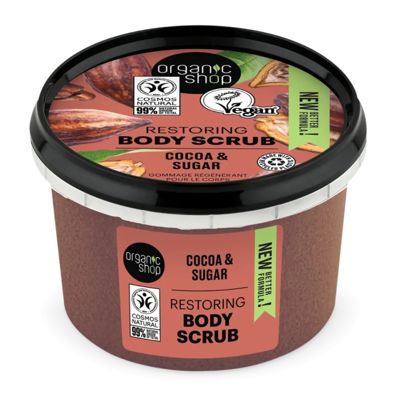 Organic Shop Body Scrub Cocoa & Sugar tělový peeling 250 ml