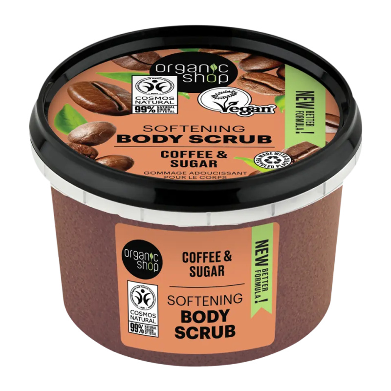 Organic Shop Organic Coffee & Sugar kávový tělový peeling 250 ml