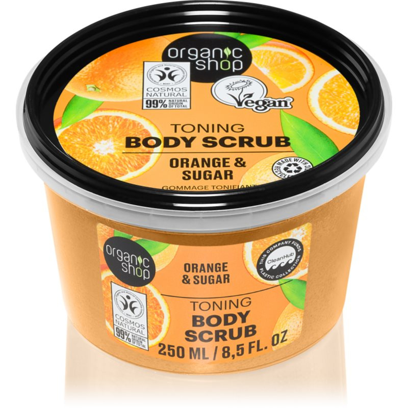 Organic Shop Orange & Sugar tonizační peeling na tělo 250 ml