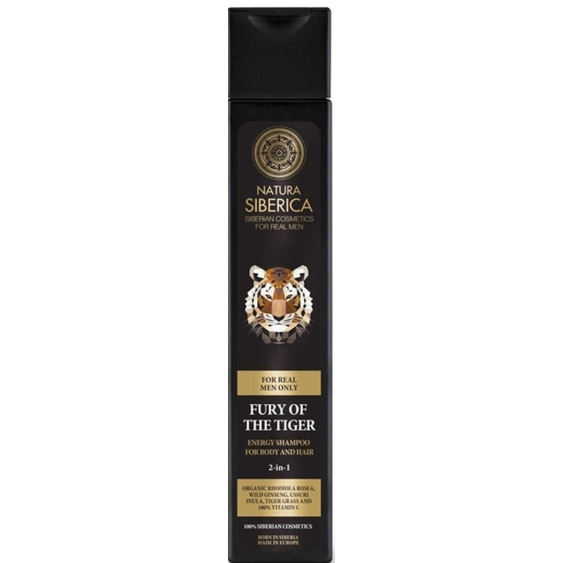 Natura Siberica For Men Only energizující šampon na vlasy a tělo 250 ml