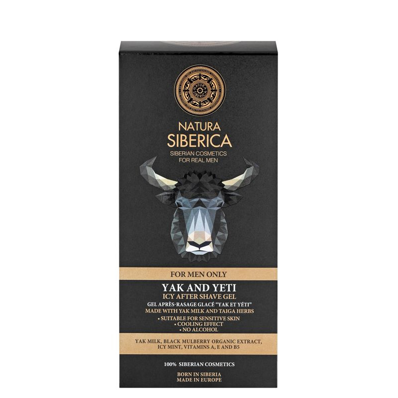 Natura Siberica For Men Only gel po holení pro regeneraci pleti 150 ml