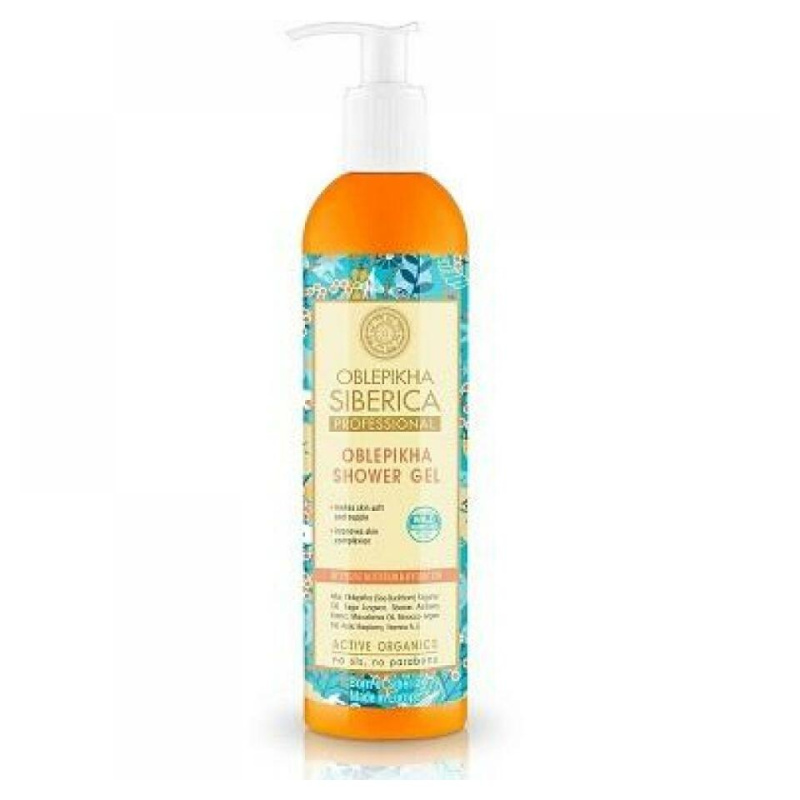 Natura Siberica Oblepikha (Sea-Buckthorn) vyživující sprchový gel s hydratačním účinkem 400 ml