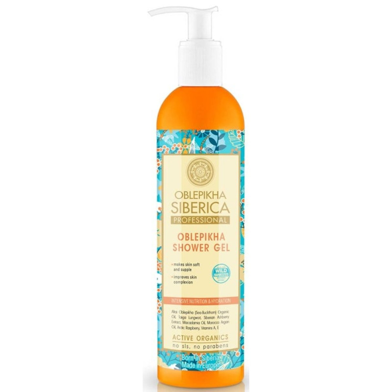 Natura Siberica Oblepikha (Sea-Buckthorn) vyživující sprchový gel s hydratačním účinkem 400 ml