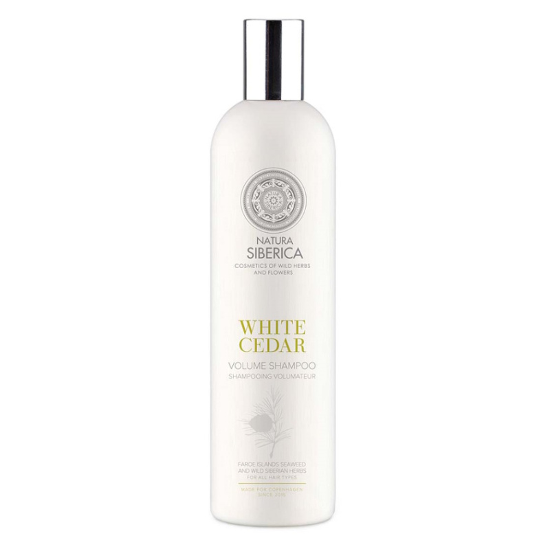 Natura Siberica Copenhagen White Cedar objemový šampon pro všechny typy vlasů 400 ml
