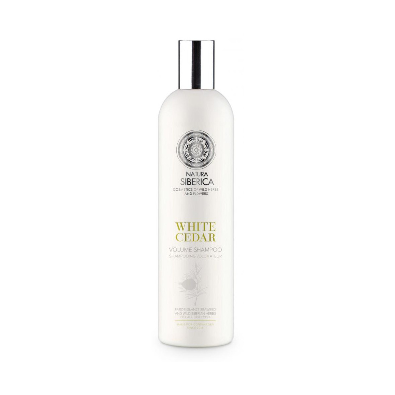 Natura Siberica Copenhagen White Cedar objemový šampon pro všechny typy vlasů 400 ml