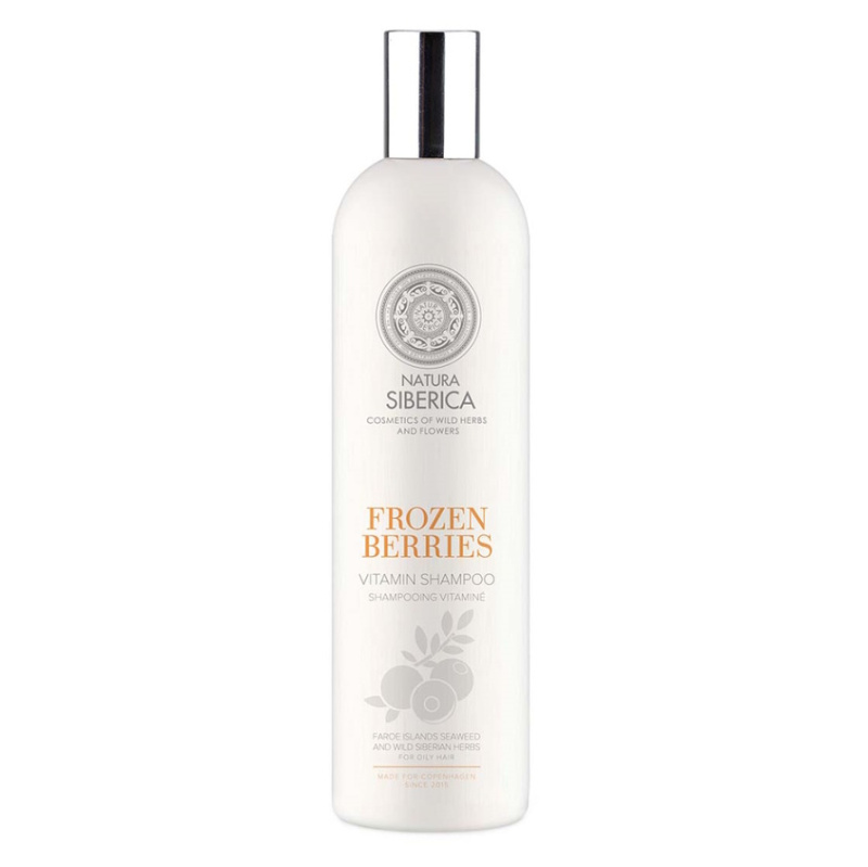 Natura Siberica Copenhagen Frozen Berries vitaminový šampon pro mastné vlasy 400 ml