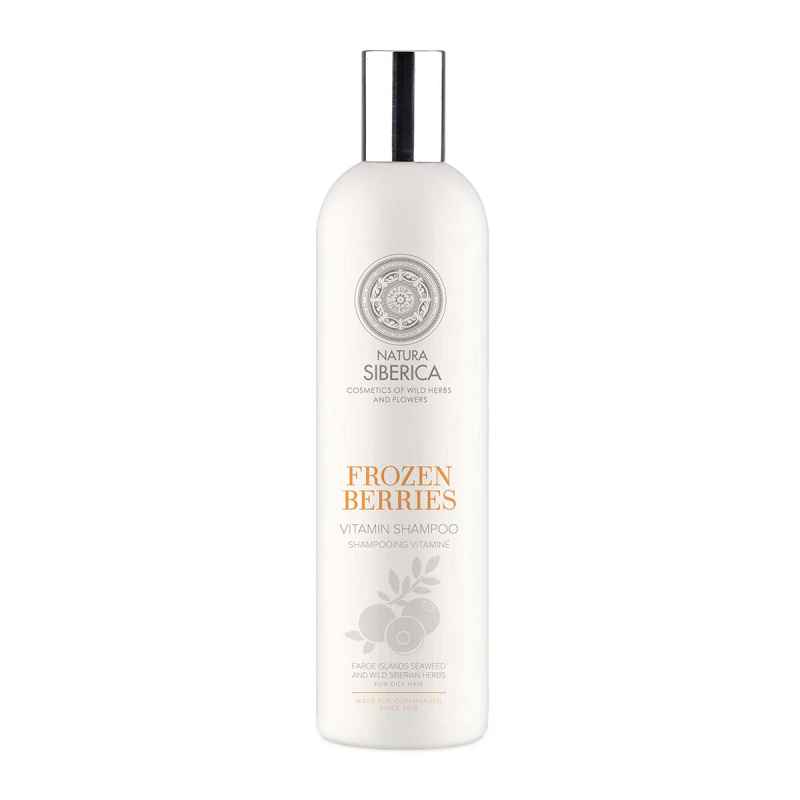 Natura Siberica Copenhagen Frozen Berries vitaminový šampon pro mastné vlasy 400 ml