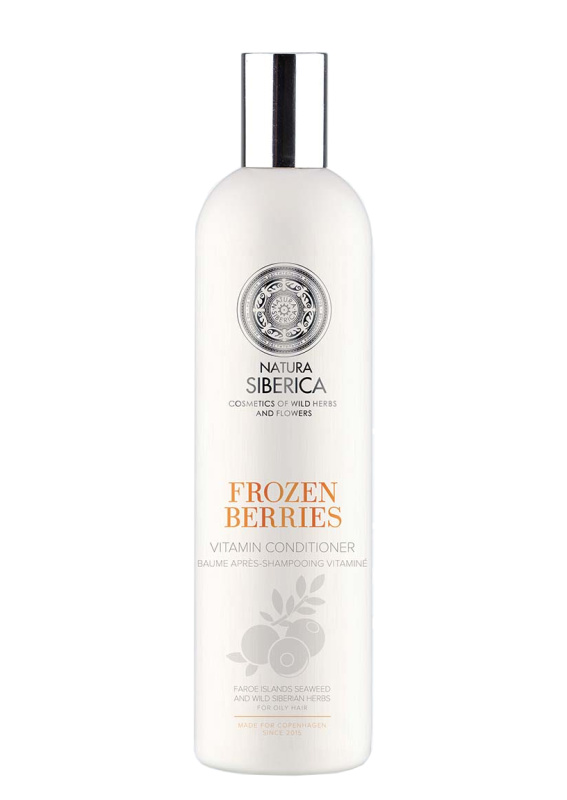 Natura Siberica Copenhagen Frozen Berries vitaminový kondicionér pro mastné vlasy 400 ml