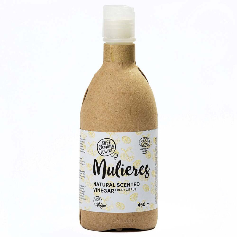 Mulieres Bílý ocet 10% - svěží citrus 100% přírodní, 450 ml