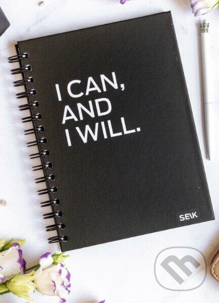Plánovač - I can and I wiil (pevná, špirálová väzba)