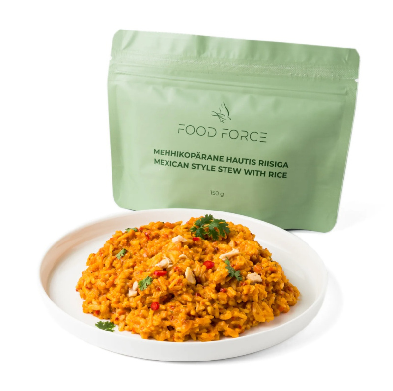 Food Force Sušený mexický guláš s rýží 150g viz obrázek Dehydrovaná strava